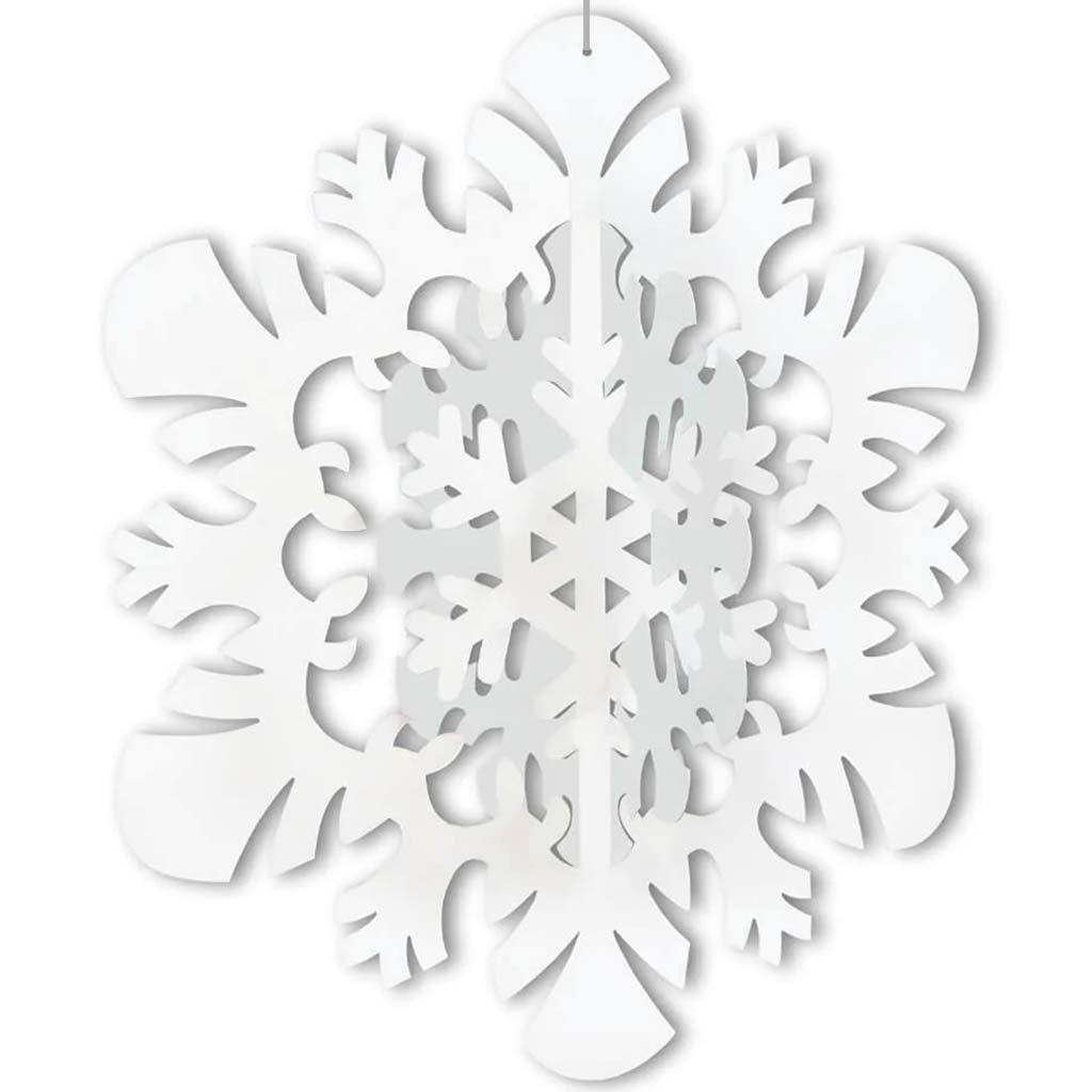 3D Hanging Snowflake 