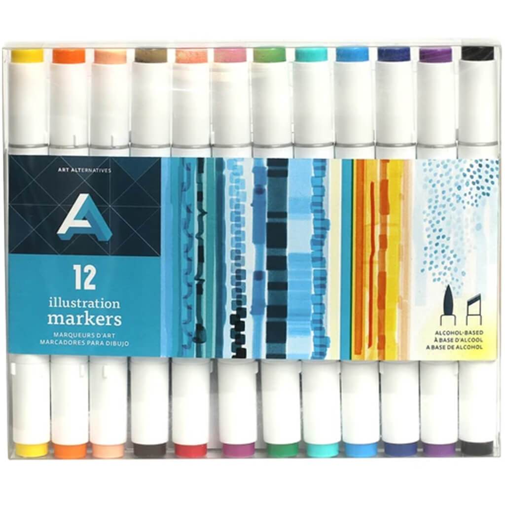 Art Alternatives Illustration Marker Set 12pcs