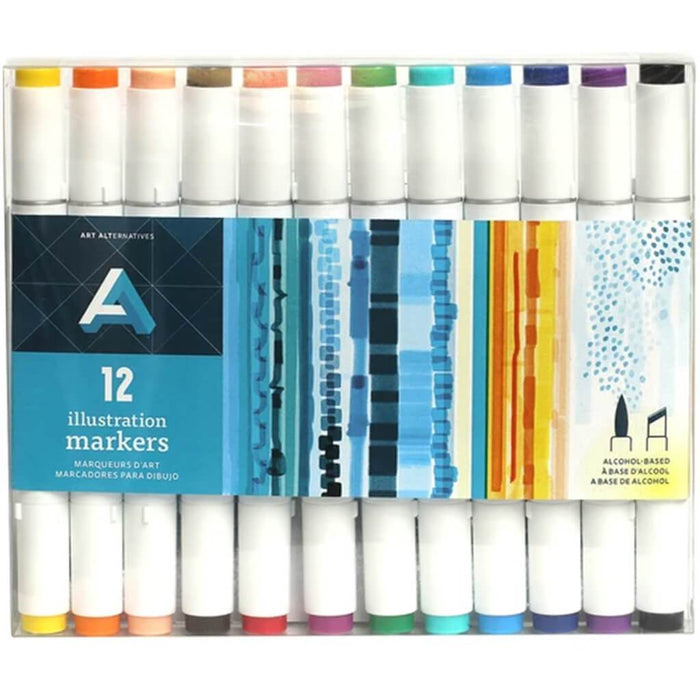 Art Alternatives Illustration Marker Set 12pcs
