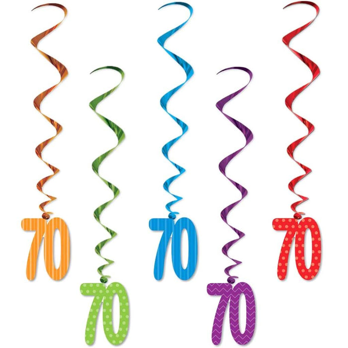 Whirls "70" 3ft Multicolor 