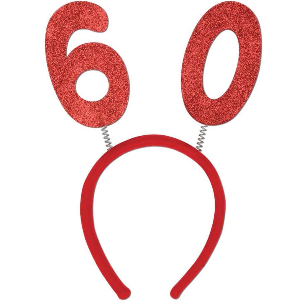 &quot;60&quot; Glittered Boppers Headband