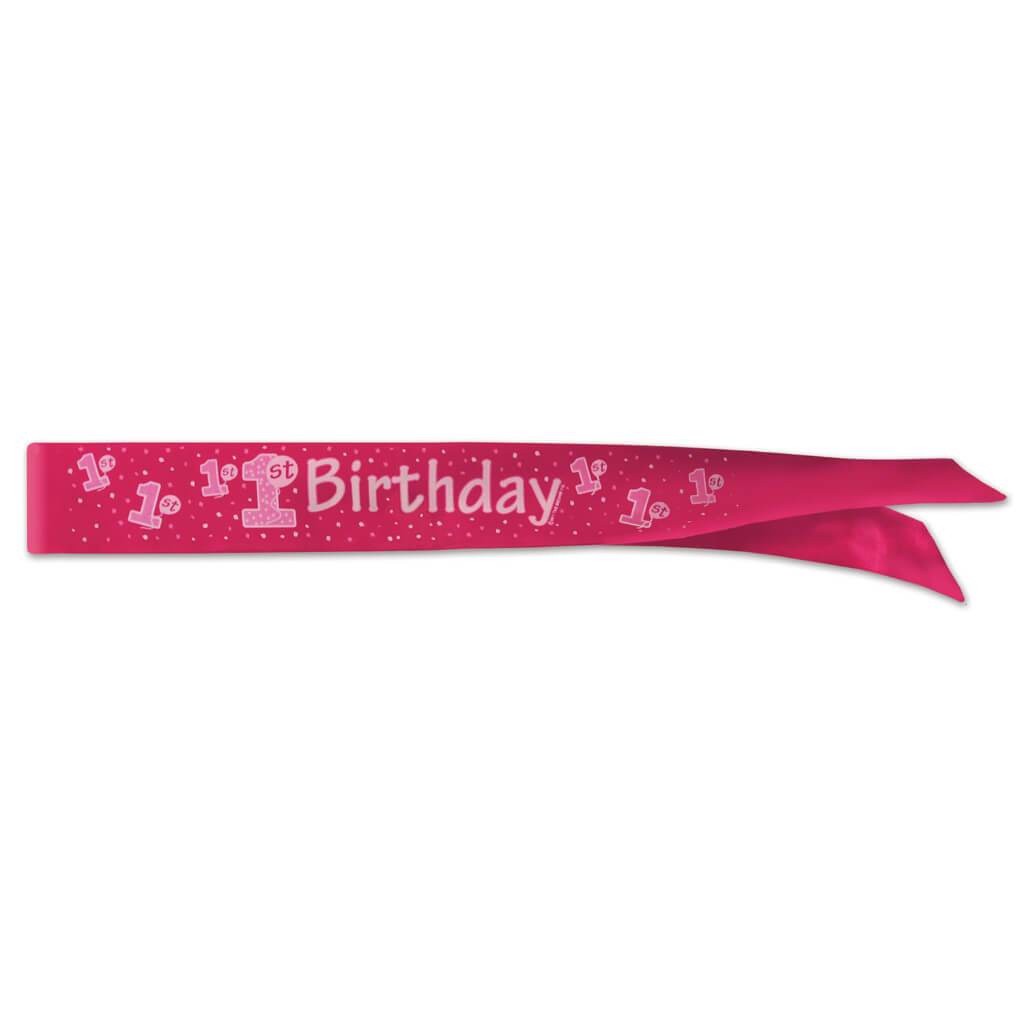 1St Birthday Satin Sash 