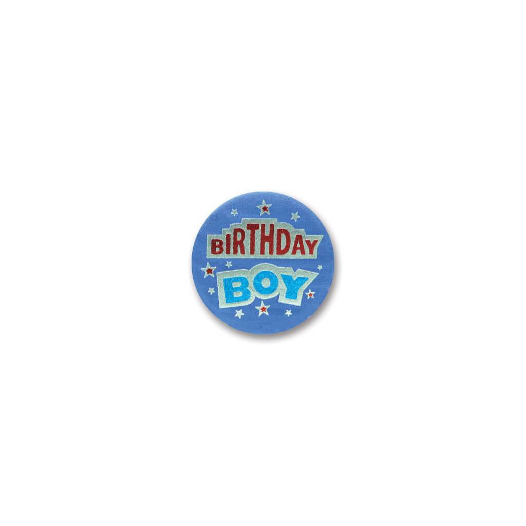 Birthday Boy Satin Button