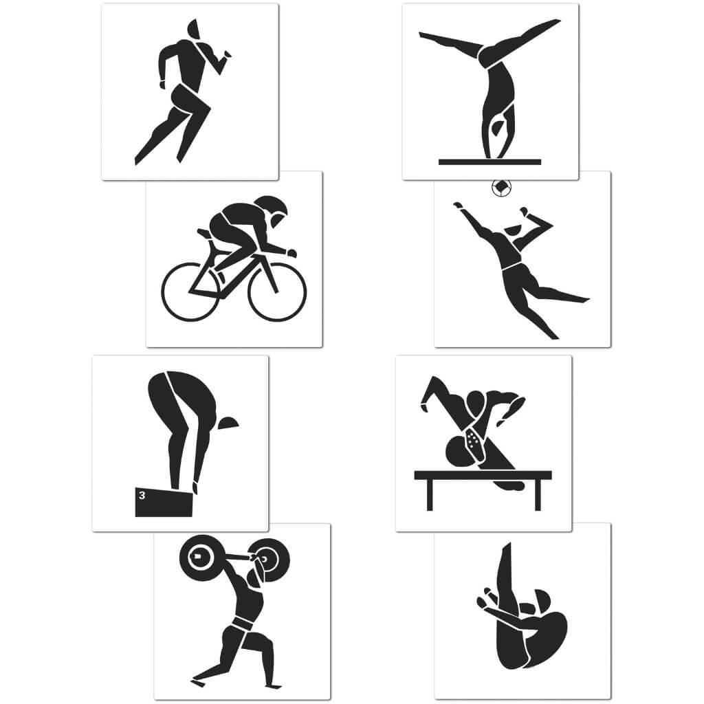 Summer Sports Cut-Outs 