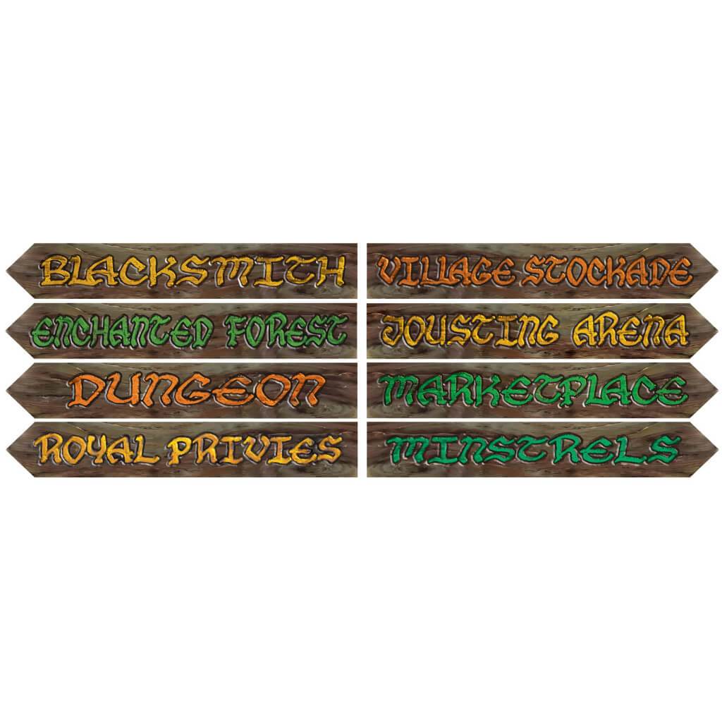 Medieval Street Sign Cut-Outs 