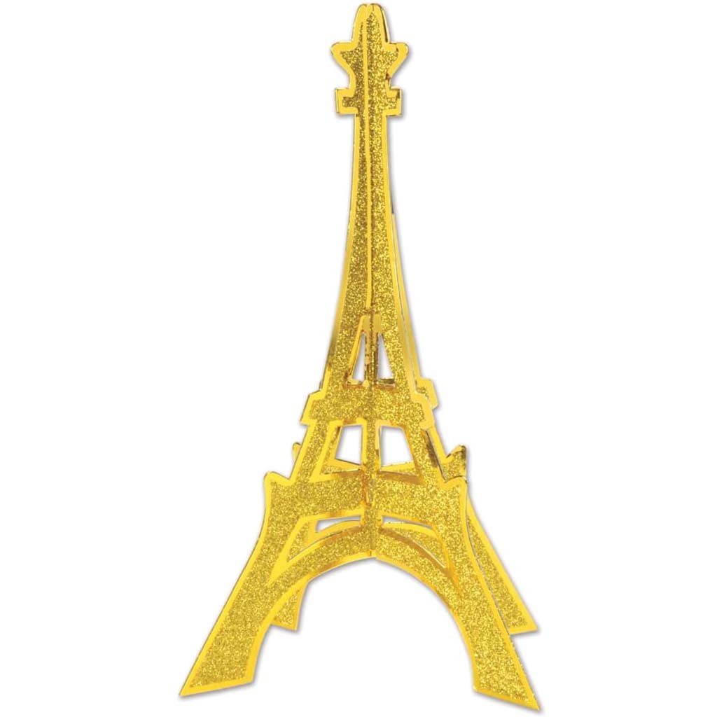 Centerpiece 3-D Glittered Eiffel Tower 