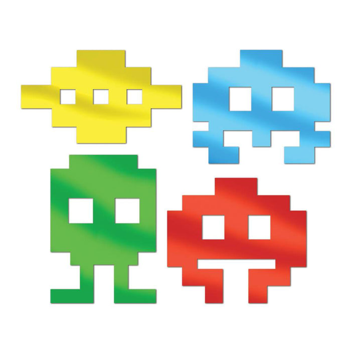 Metallic 80'S Icon Silhouettes 