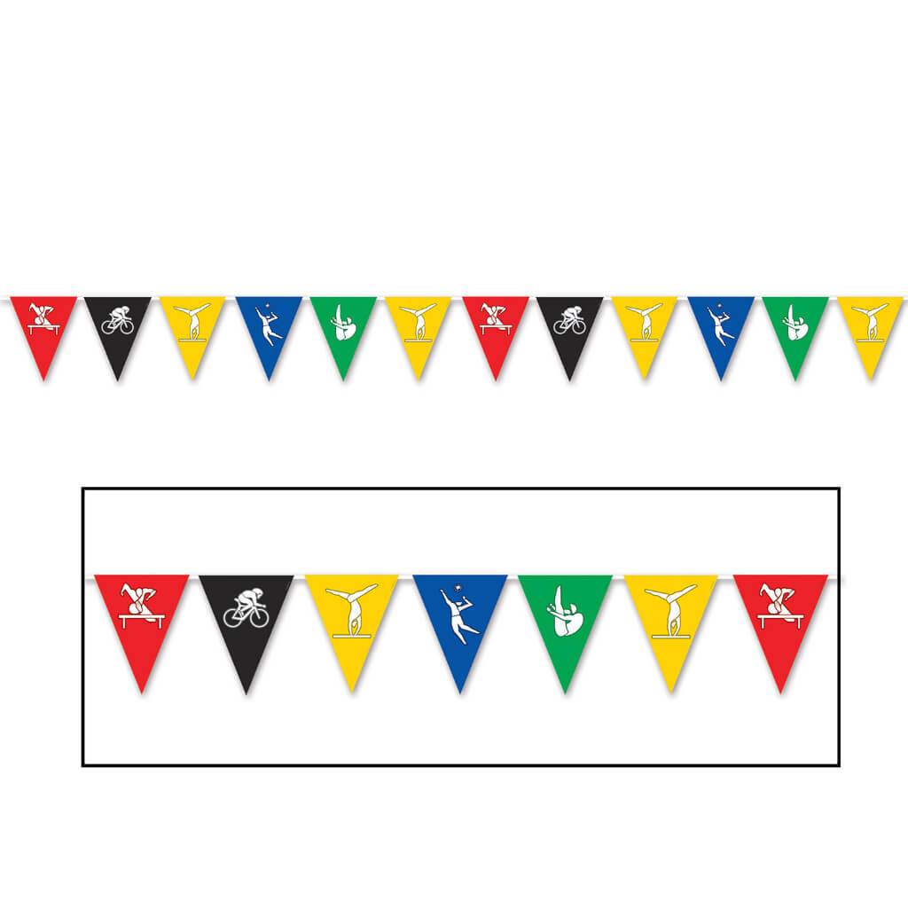 Summer Sports Pennant Banner 