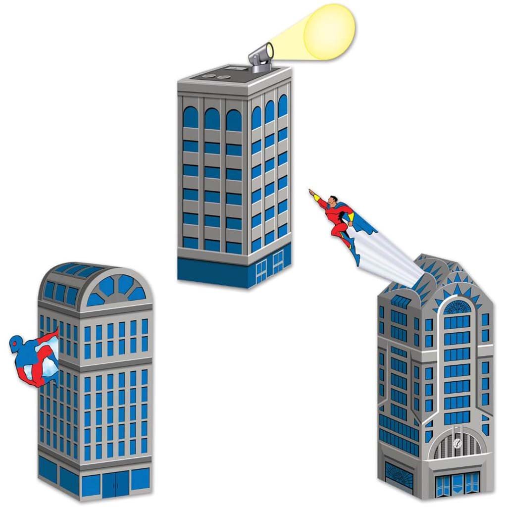 Hero Cityscape Favor Boxes 