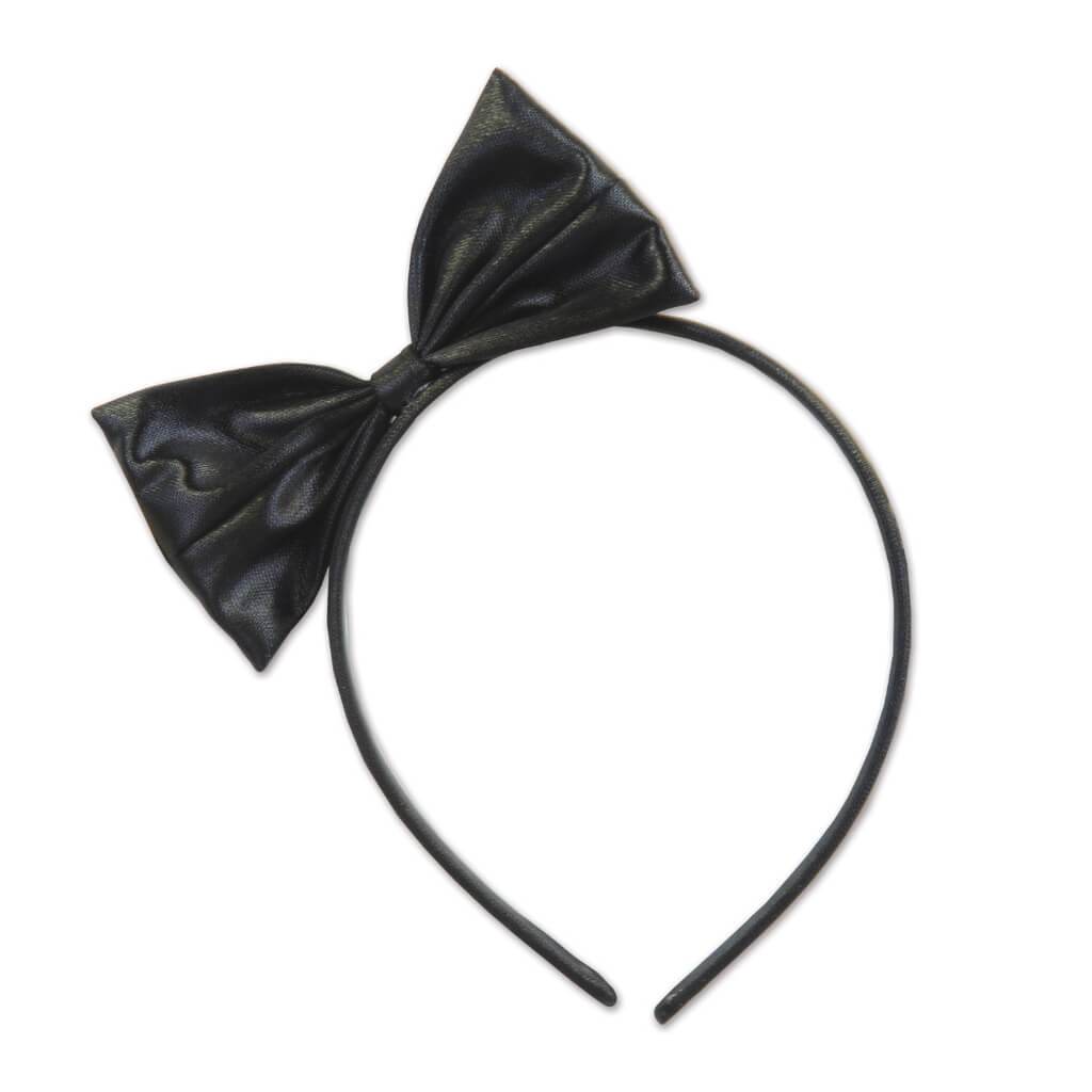 Black Bow Headband 