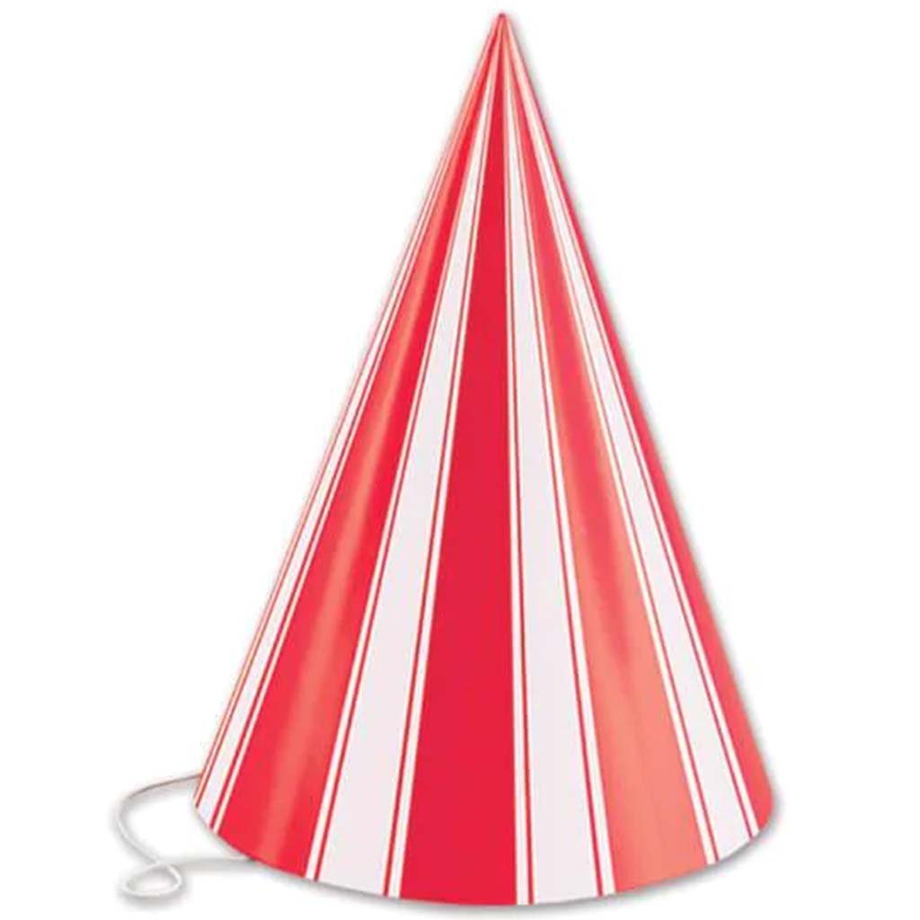 Striped Cone Hats 