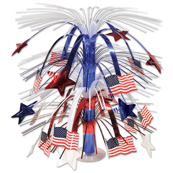Centerpiece Flag Cascade 