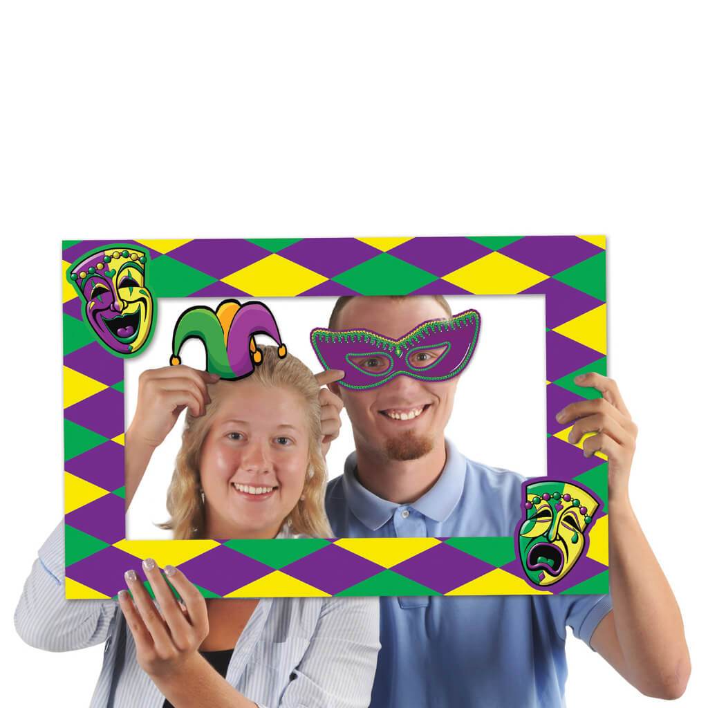 Mardi Gras Photo Fun Frame 