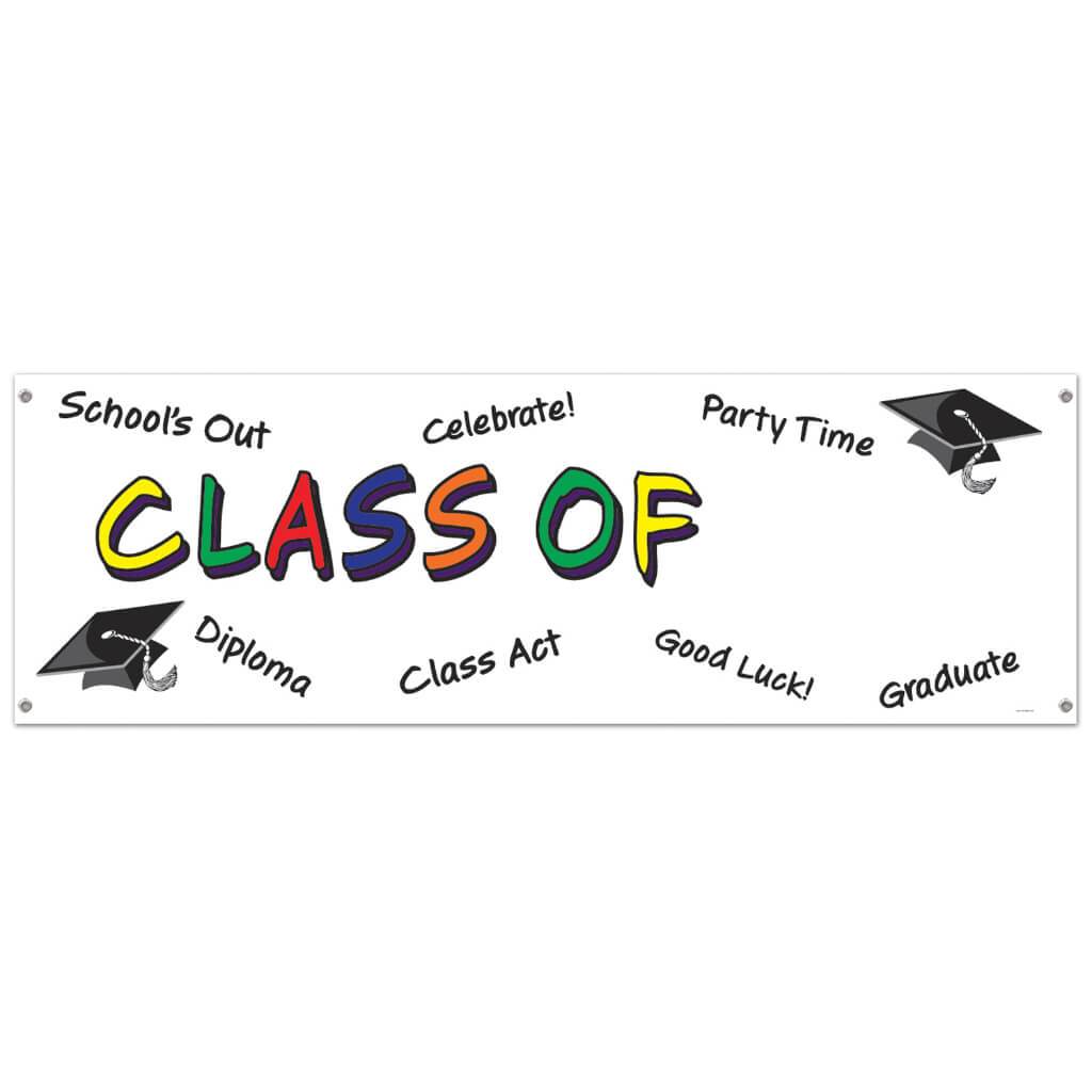 Class Of &quot;Year&quot; Sign Banner 