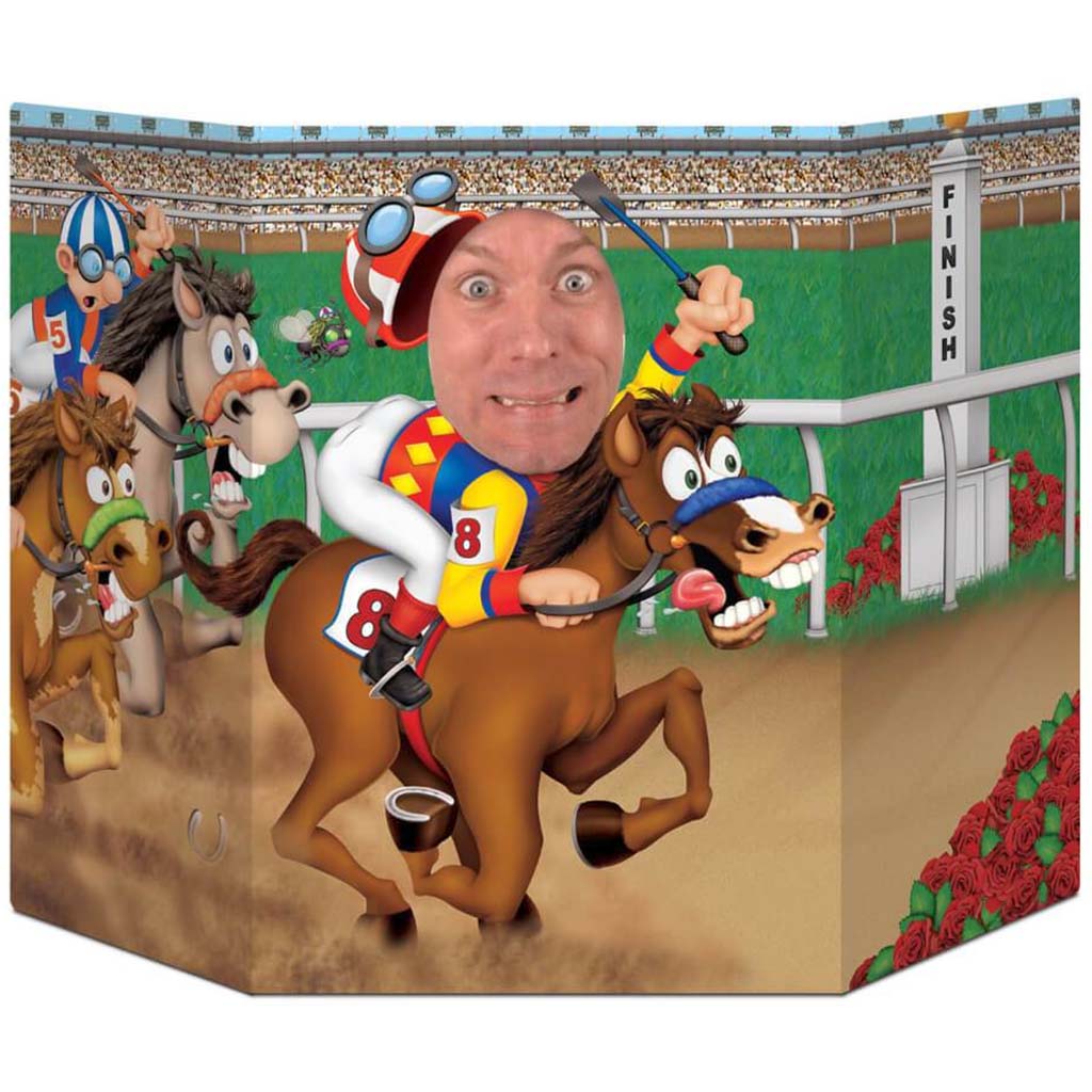 Horse Racing Photo Prop 