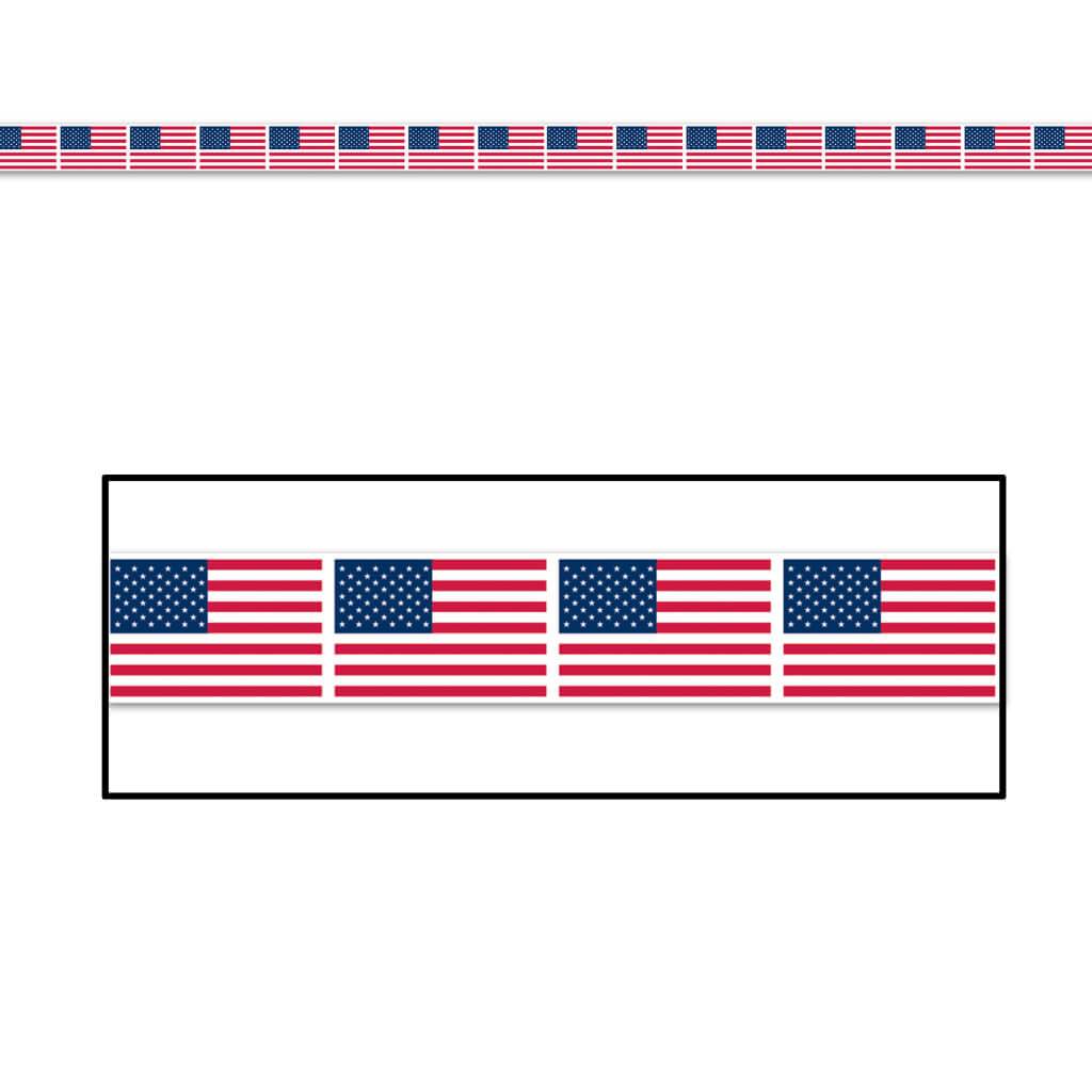 American Flag Party Tape 