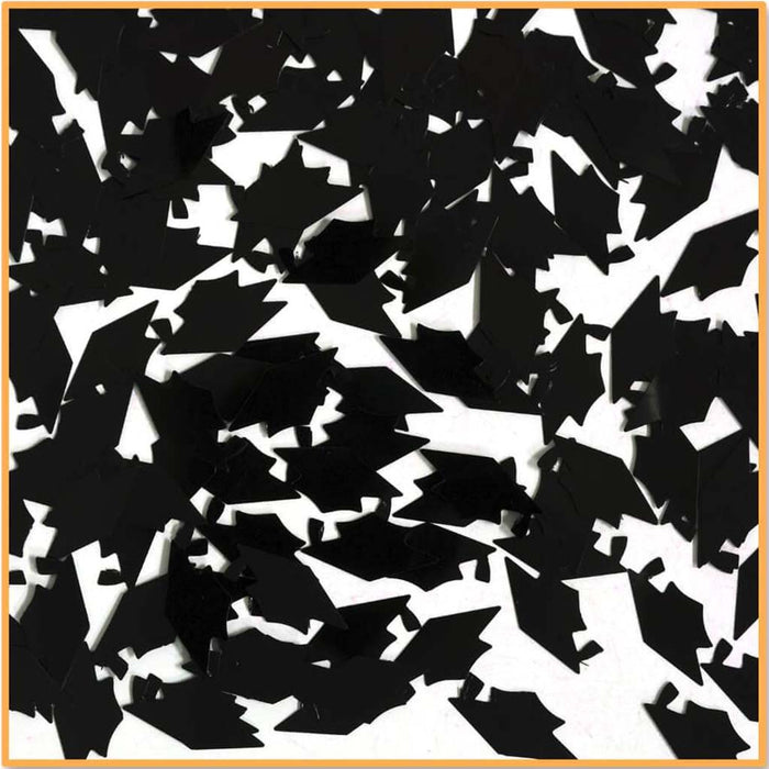 Black Grad Caps Confetti
