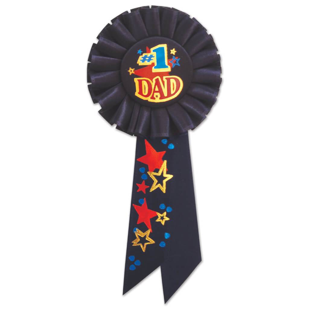 #1 Dad Rosette 