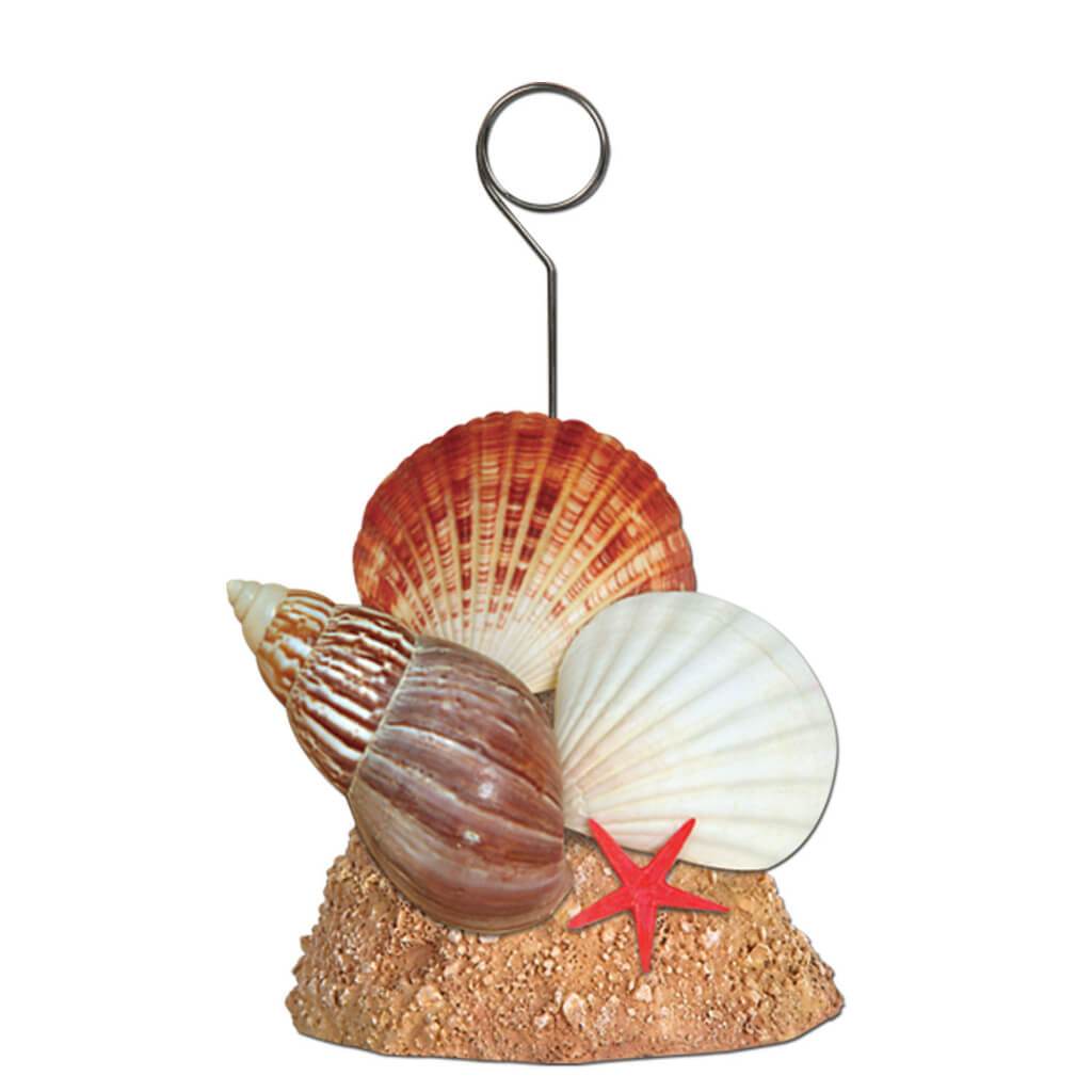 Seashell Photo/Balloon Holder