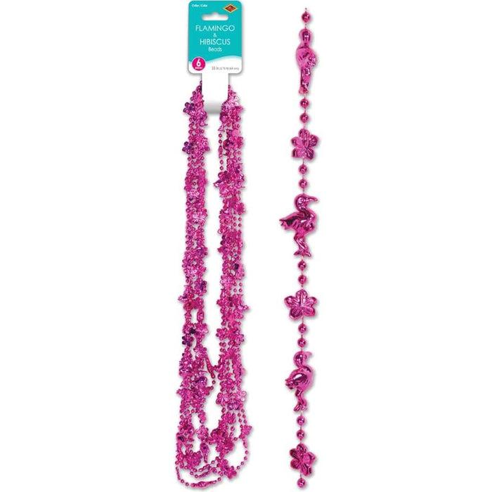 Flamingo & Hibiscus Beads 