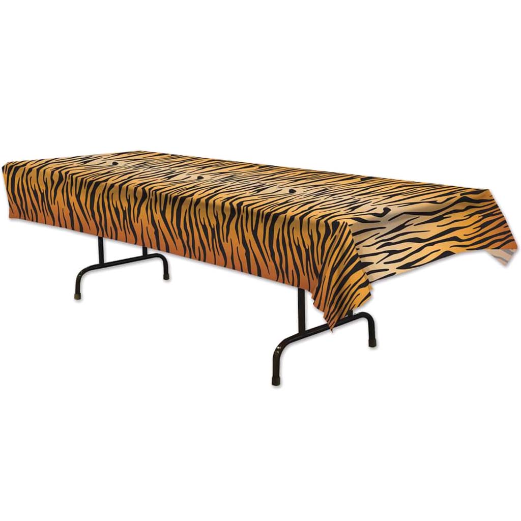 Rectangular Tablecover 54in x 108in Tiger Print 