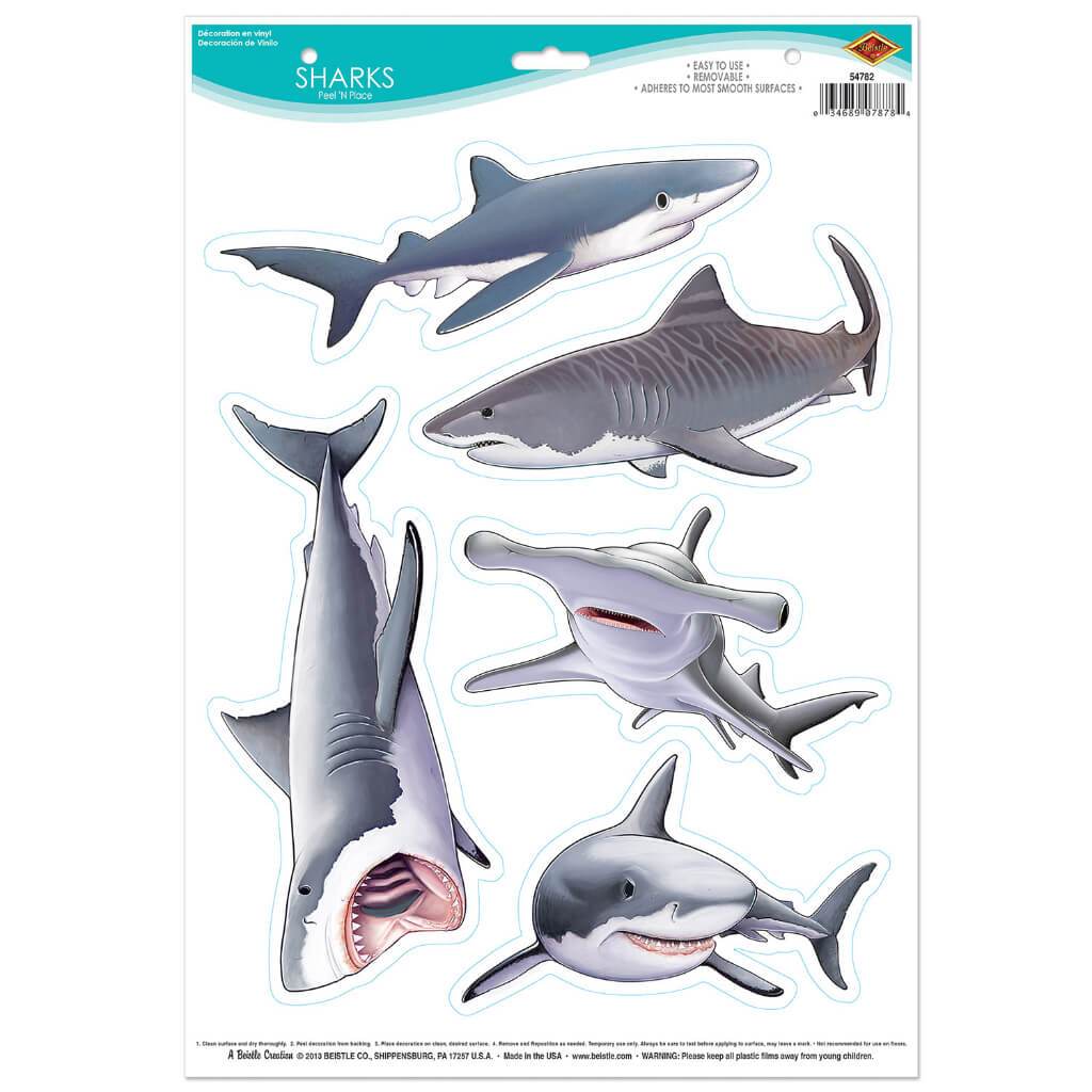 Sharks Peel 'N Place 