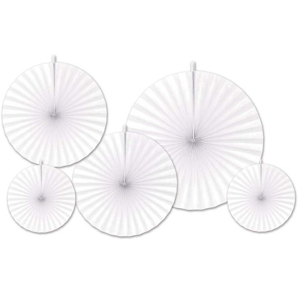 Paper Fans White Accordion 