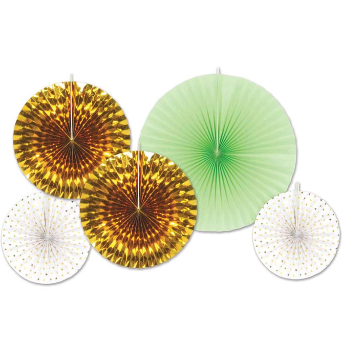 Decorative Fans Paper & Foil Assorted 