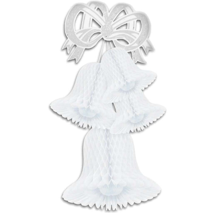 Tissue Bells 20in White Cluster 