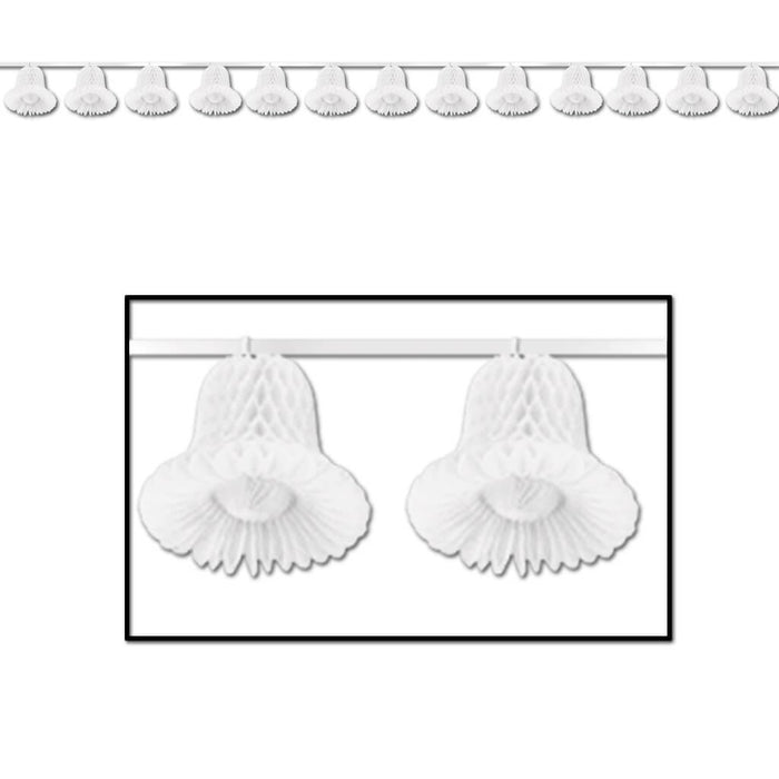Tissue Bell Streamer White 