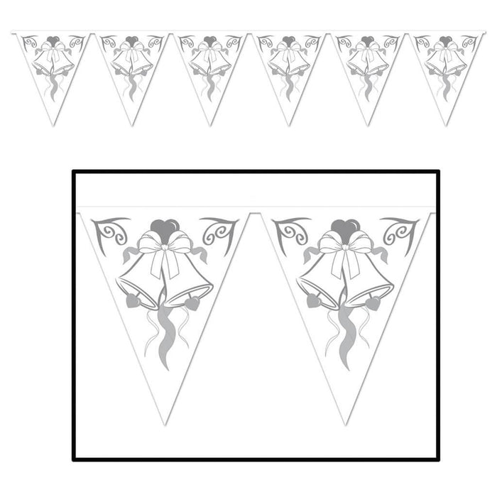 Wedding Bells Pennant Banner 