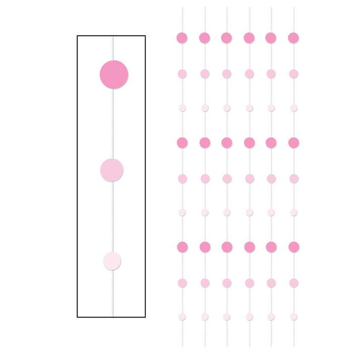 Dot Stringers 6ft Pink 