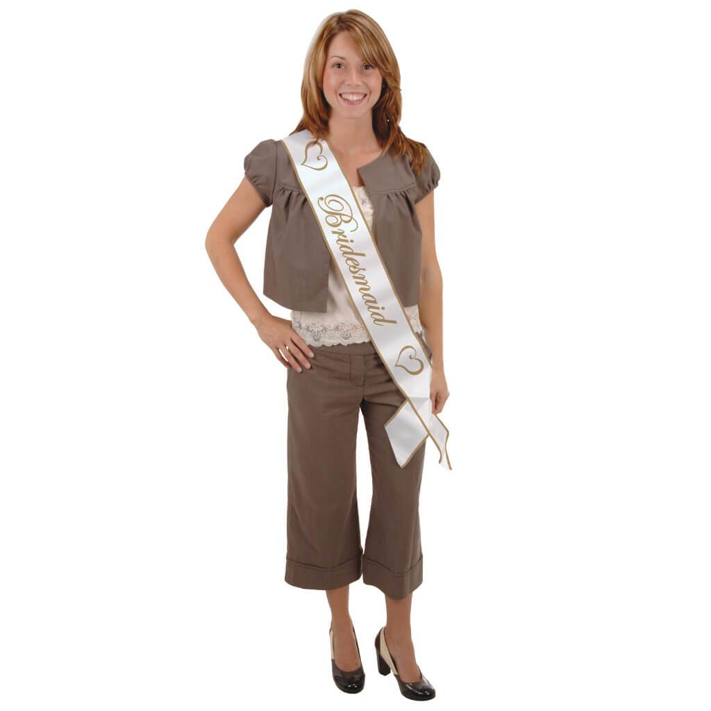 Bridesmaid Satin Sash 