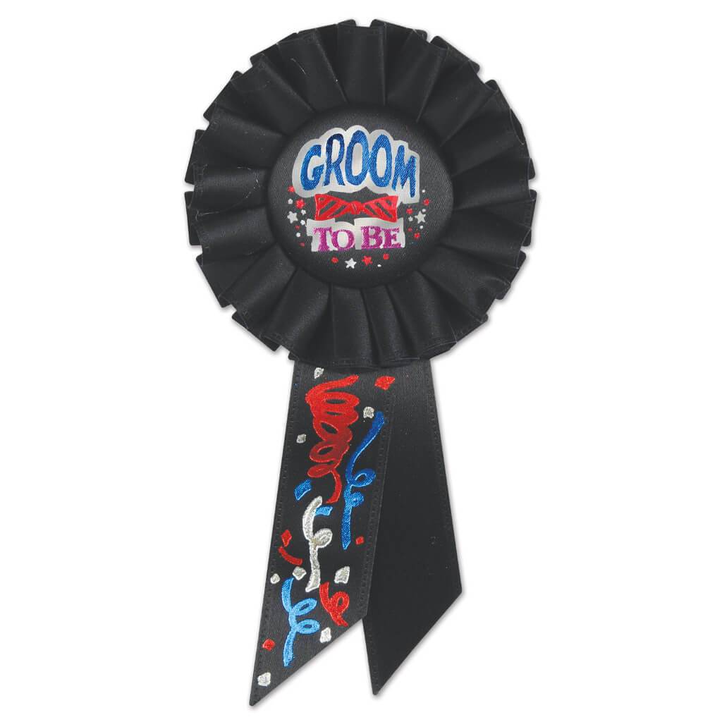 Groom To Be Rosette 