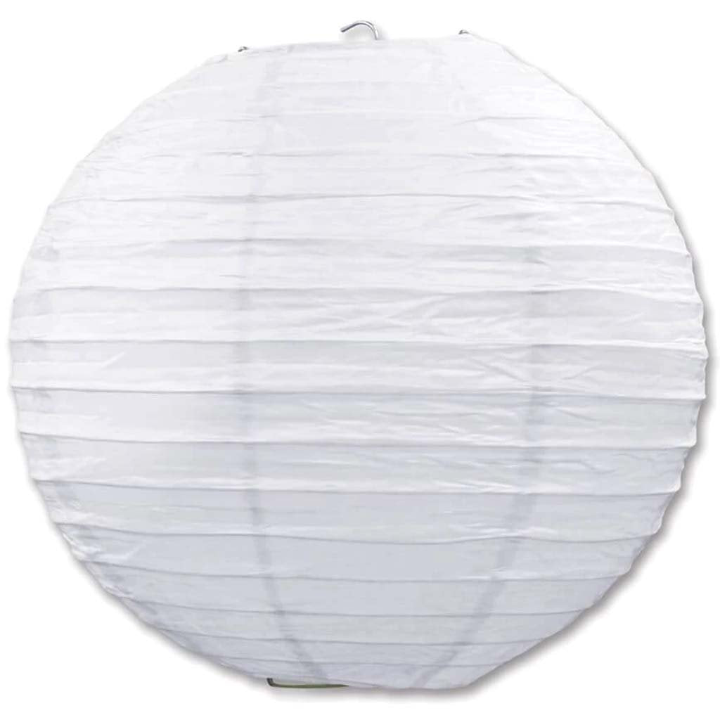 Paper Lanterns 9.5in White 