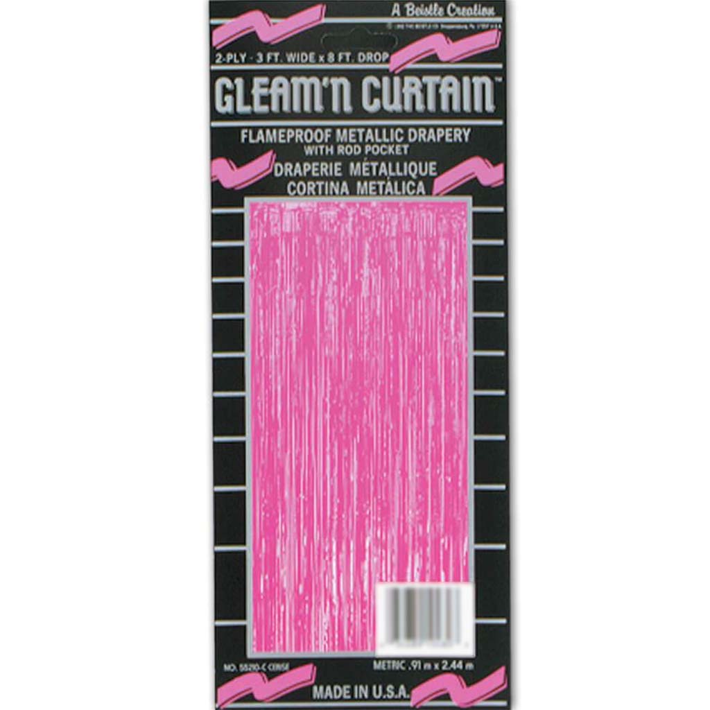 Finge Curtain Gleam &#39;N Curtain 1-Ply Cerise 