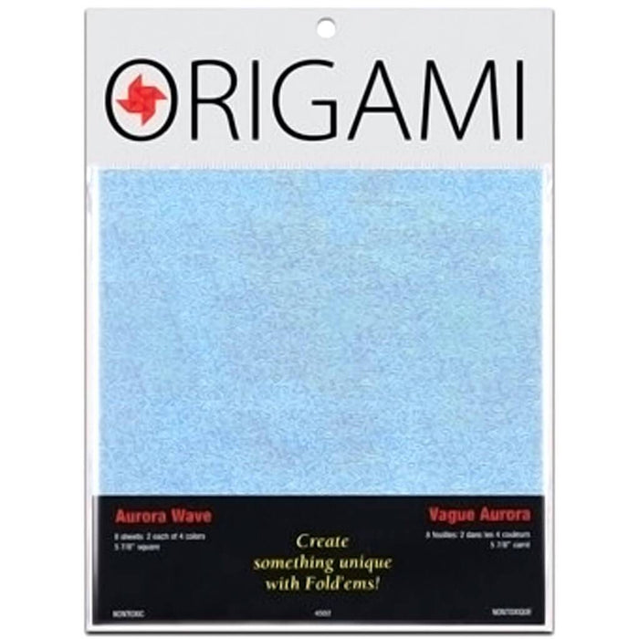 Origami Papers Aurora Wave 5 7/8in Square 8 Sheets