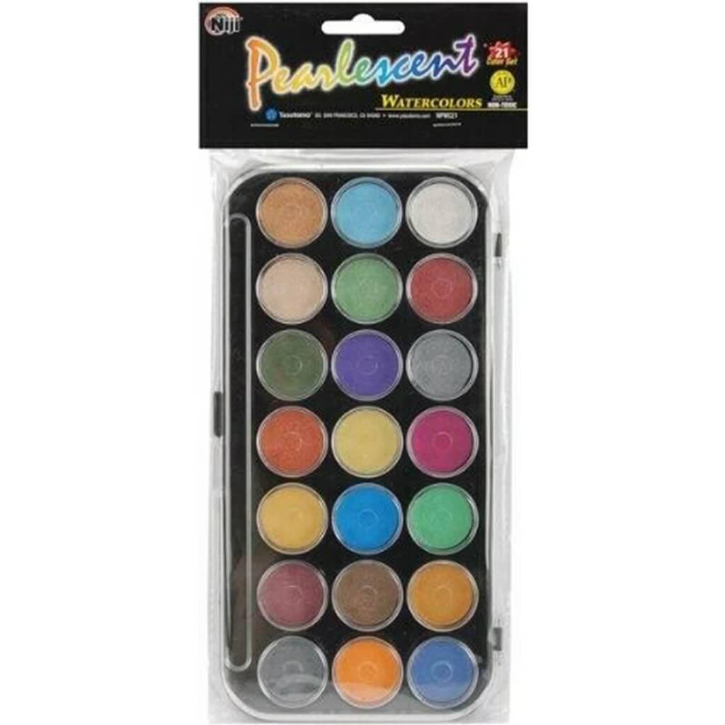 Niji Pearlescent Watercolor Sets 21 Color