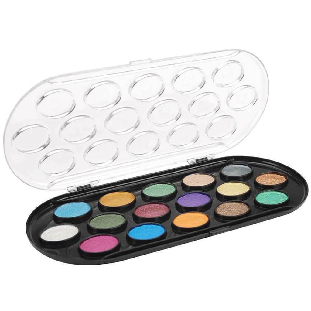 Niji Pearlescent Watercolor Sets 16 Color