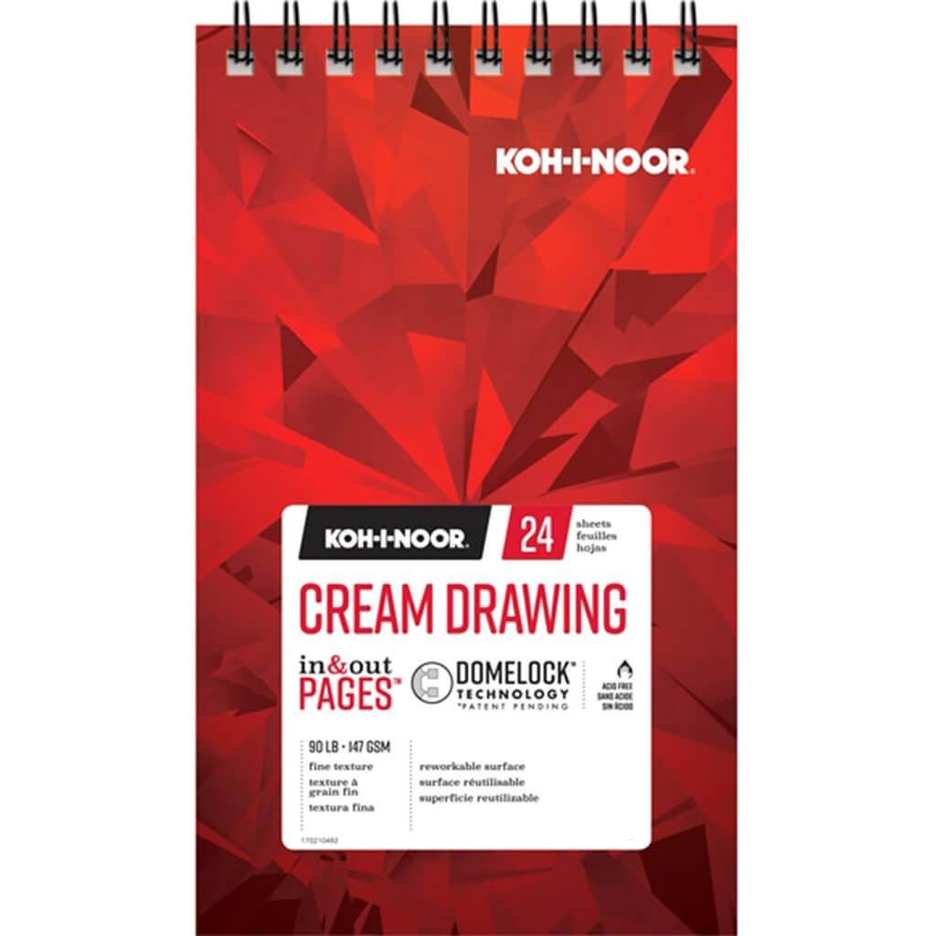 Cream Drawing Pads 24sheets