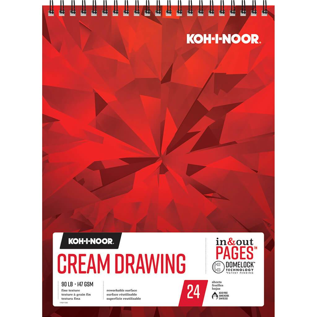 Cream Drawing Pads 24sheets