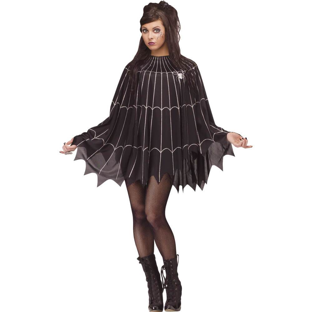 Spiderweb Poncho Adult 