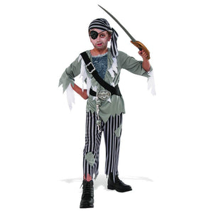 Ghostly Pirate Boy Child Costume Large