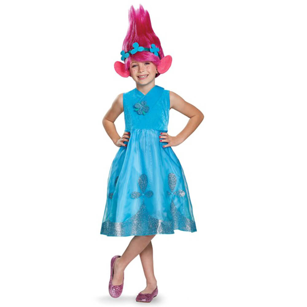 Poppy Deluxe With Wig Costume 