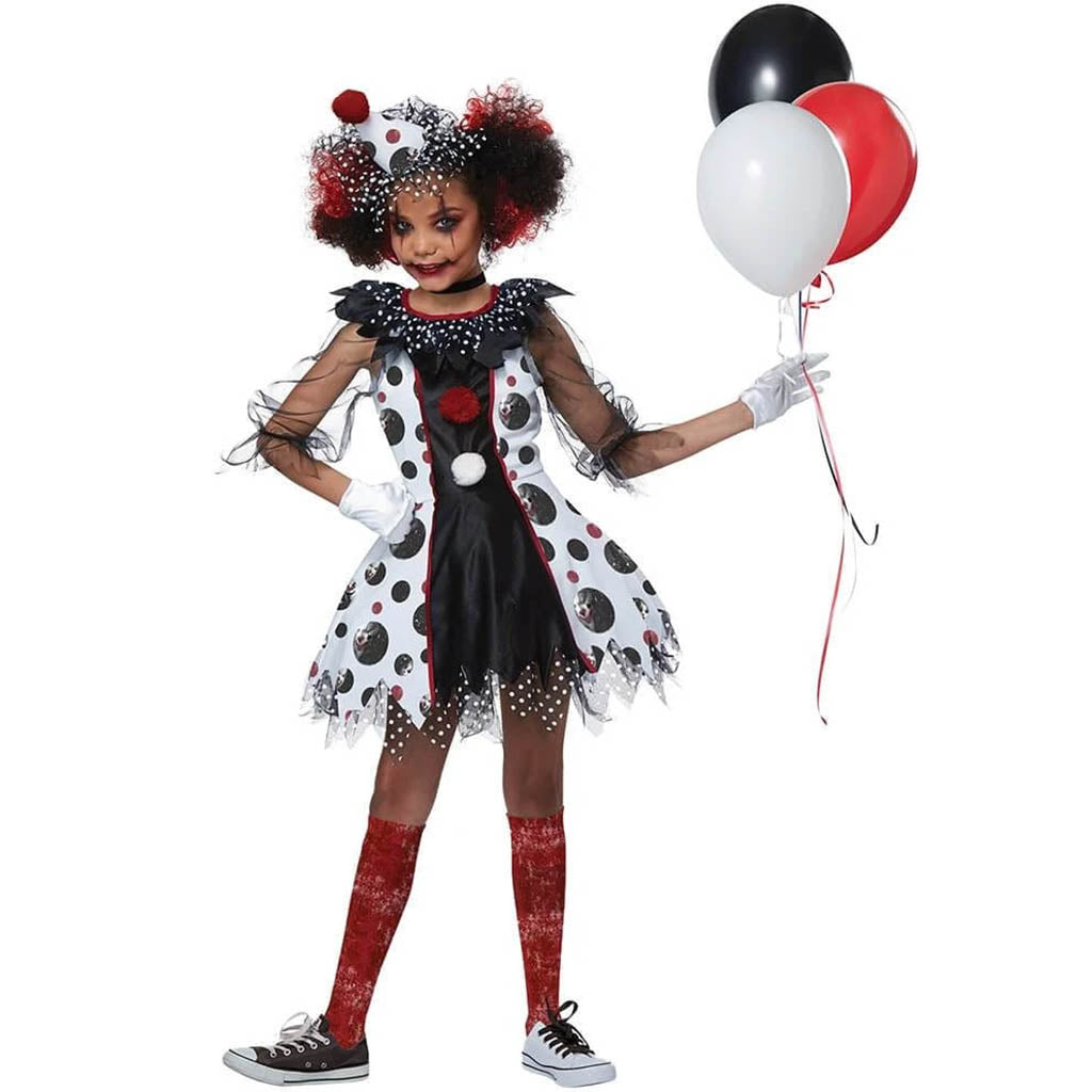 Creepy Clown Girl Costume