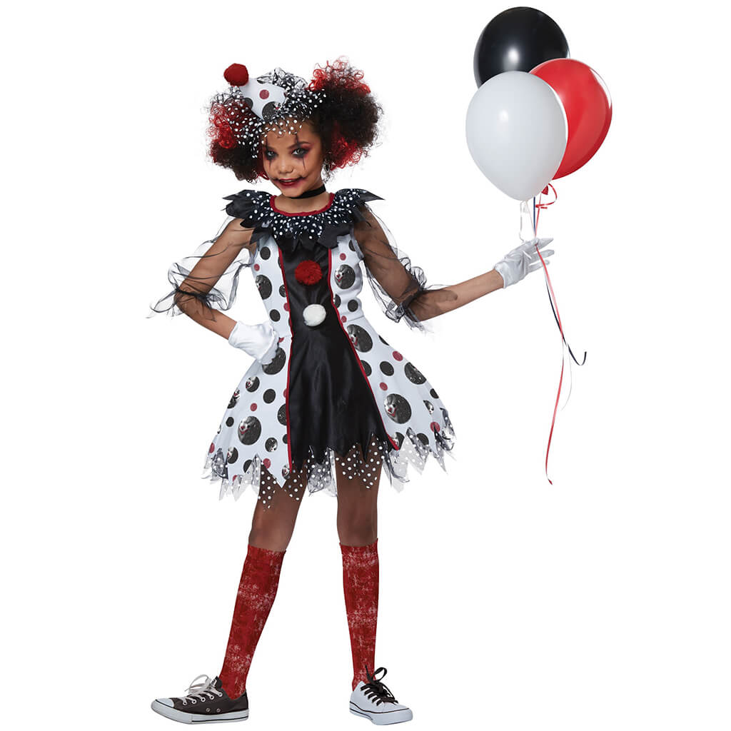 Creepy Clown Girl Costume