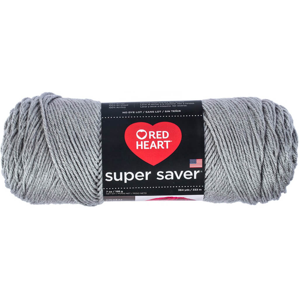 Red Heart Super Saver Yarn Dusty Grey