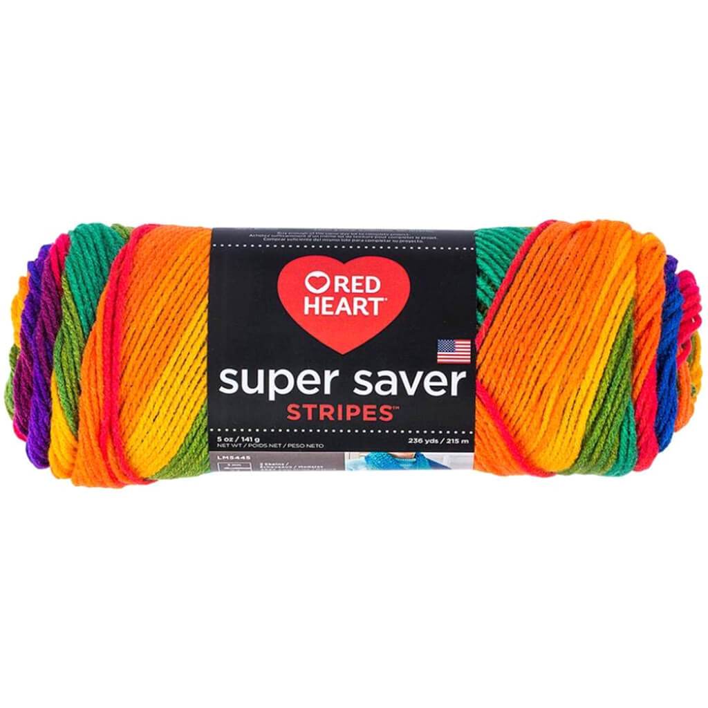 Red Heart Super Saver Yarn Fruity Stripe