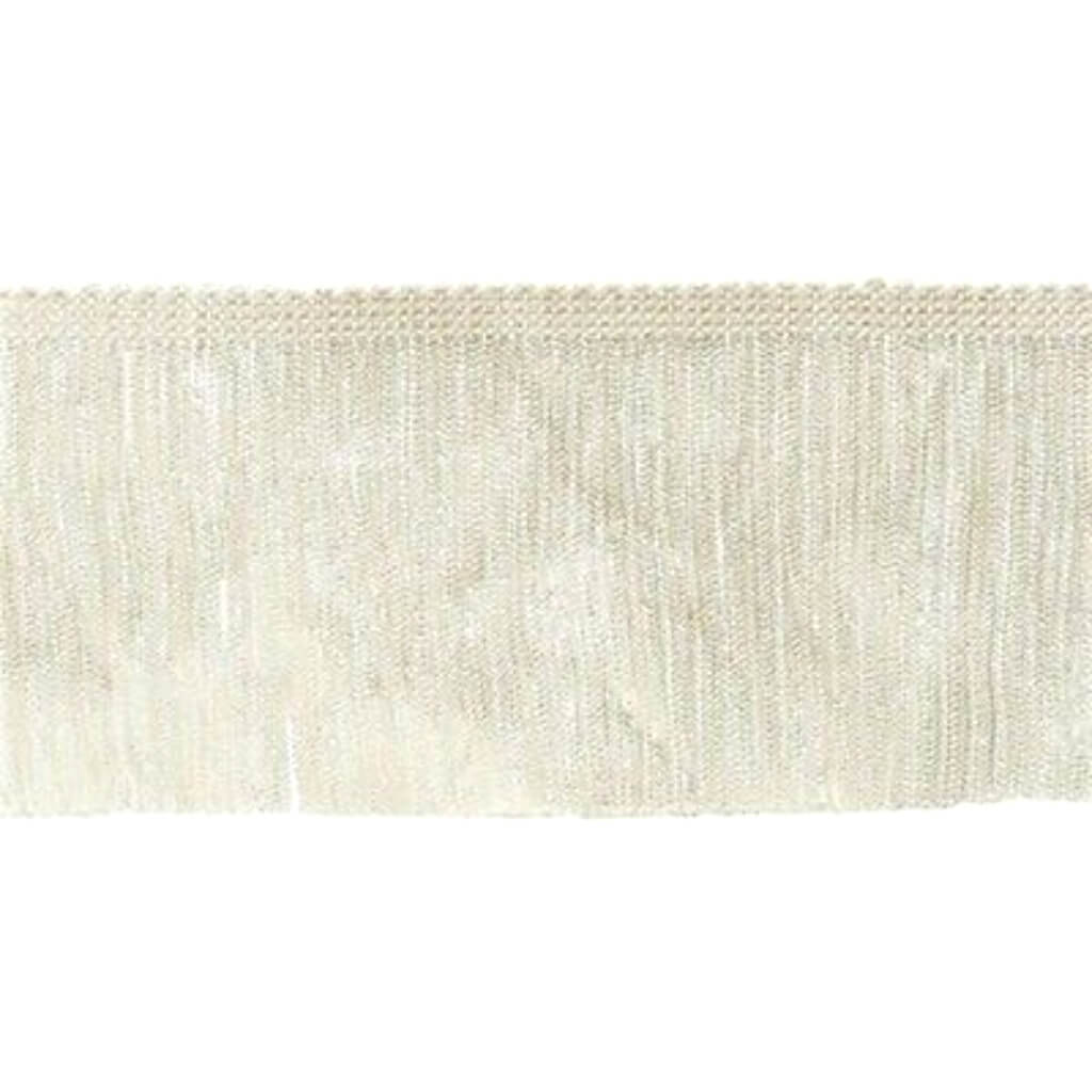 Deco Trims Chainette Fringe Trim 4in Oyster