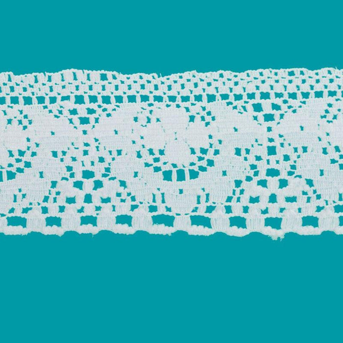 Creative Galloon Lace Trim 1-1/2in White